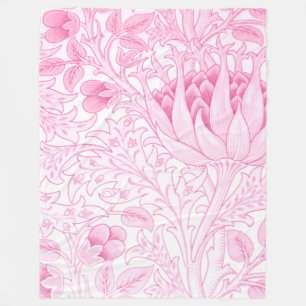 Cobertor De Velo William Morris Artichoke Pale Pink