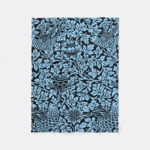 Cobertor De Velo William Morris Floral Pattern Bird Anenome