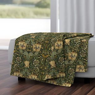 Cobertor De Velo William Morris Honeysuckle Vintage Floral