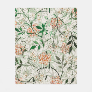Cobertor De Velo William Morris Jasmine Garden Flower Classic
