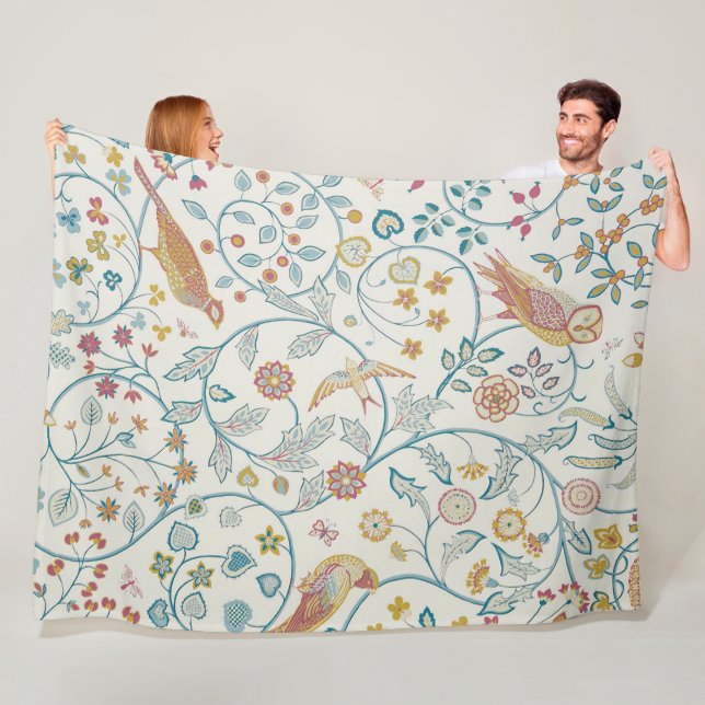 Cobertor De Velo William Morris - Owl e Berries (In Situ)