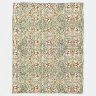 Cobertor De Velo William Morris - Padrão Floral Antiquado de Honeys