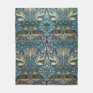 Cobertor De Velo William Morris Pavão e Dragão Desenho Tecido