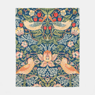 Cobertor De Velo William Morris Strawberry Thief Design