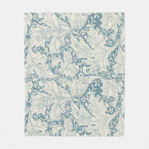 Cobertor De Velo William Morris Wallflower Blue damask