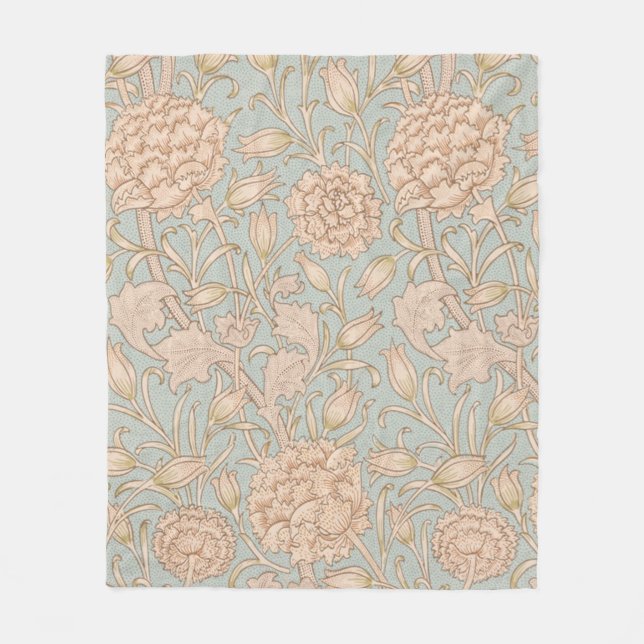 Cobertor De Velo William Morris Wild Tulip Flower Floral Design (Frente)