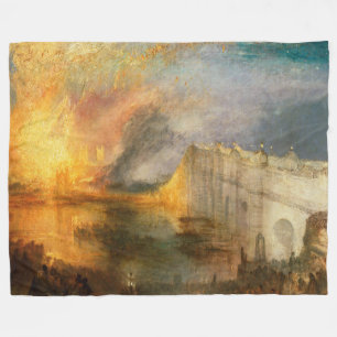 Cobertor De Velo William Turner - A Queima do Parlamento