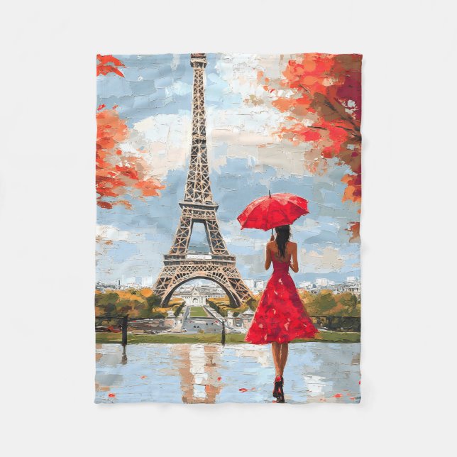 Cobertor De Velo Wind Romance Paris Chic Walk (Frente)