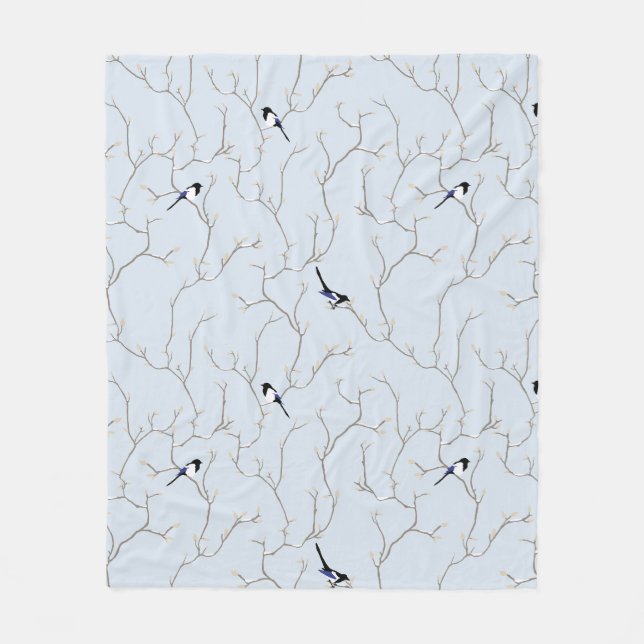 Cobertor De Velo Winter BIrds (Frente)