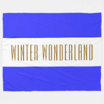 WINTER WONDERLAND Real Blue Stripes