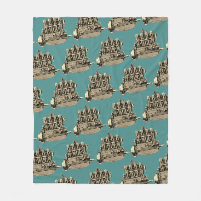 Cobertor De Velo Wisconsin Motor Milwaukee Wisconsin Engine Early K (Frente)