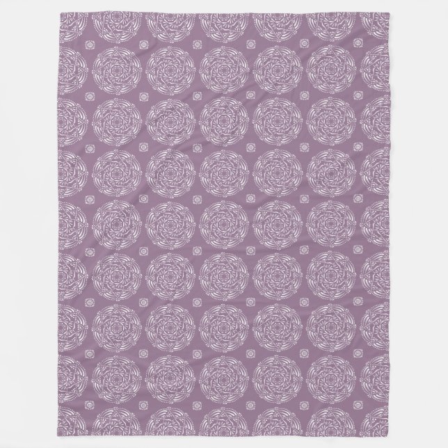 Cobertor De Velo Wisteria Mandala (Frente)