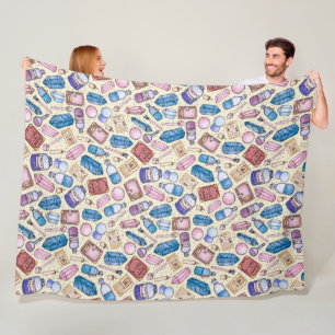 Cobertor De Velo Witchy Wonders Fleece Blanket