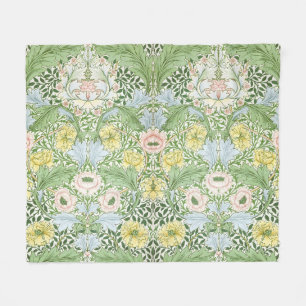 Cobertor De Velo Wm Morris Myrtle Floral Arte Nova Brilhante