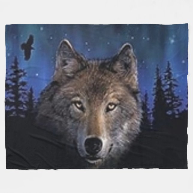COBERTOR DE VELO WOLF FANTASMA (Frente (Horizontal))