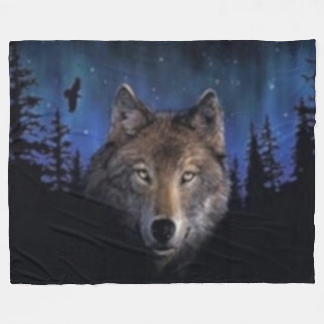 COBERTOR DE VELO WOLF FANTASMA (Frente (Horizontal))