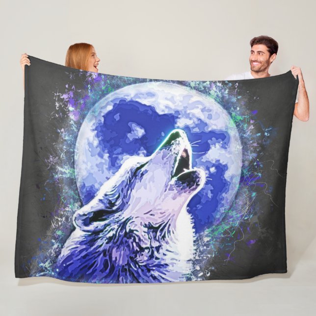 Cobertor De Velo Wolf Fleece Blanket (In Situ)