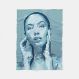 Cobertor De Velo "Woman in Blue"