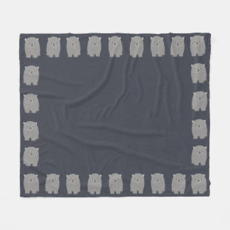 Cobertor De Velo Wombat Fleece Blanket