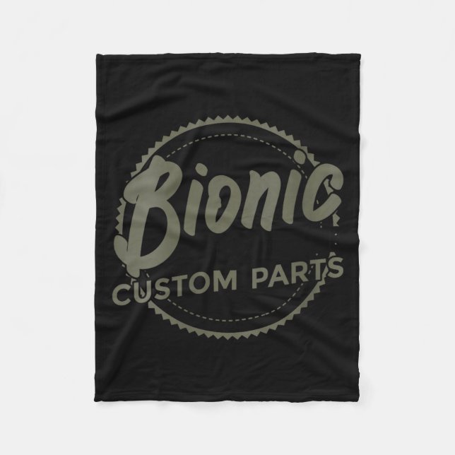 Cobertor De Velo Womens Bionic Knee Club Parts Funny Knee Replaceme (Frente)