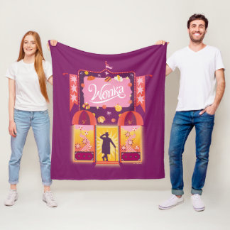 Cobertor De Velo Wonka Candy Store Graphic