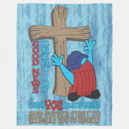 Cobertor De Velo Wood Cross Porque Você Importa Gospel T-Shirt