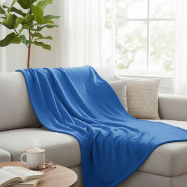 Cobertor De Velo Wool blanket in blue, warm blue wool blanket