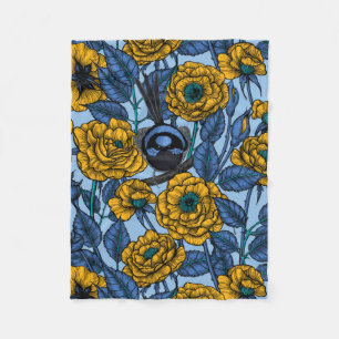 Cobertor De Velo Wren nos rosas