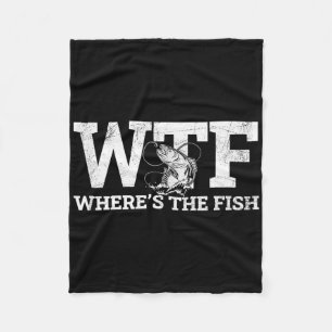 Cobertor De Velo Wtf - Onde está o presente de pesca engraçado
