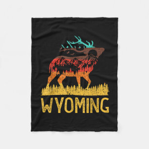 Cobertor De Velo Wyoming - amor natureza vintage caminhada 70s 80s 