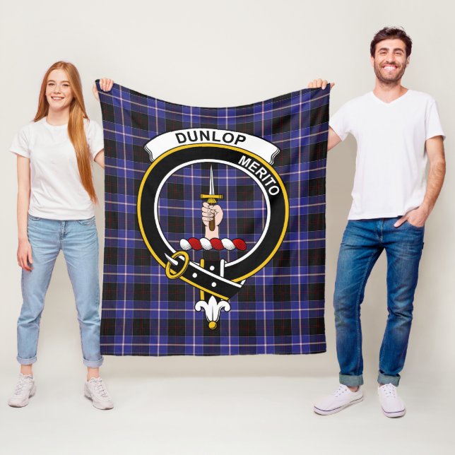 Cobertor De Velo Xadrez Clan Dunlop Tartan (In Situ)