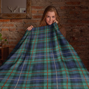 Cobertor De Velo Xadrez Clan Robertson Tartan Family Rustic