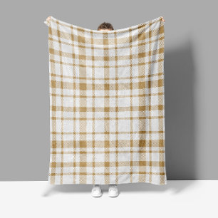 Cobertor De Velo Xadrez Clássica Tartan Neutro Quente