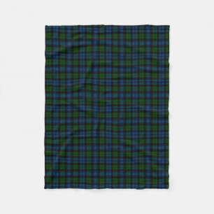 Cobertor De Velo Xadrez de Tartan Militar do Clã Escocês Campbell