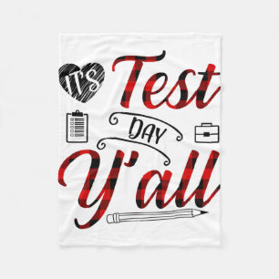 Cobertor De Velo Xadrez É Teste do Professor no Dia de Teste