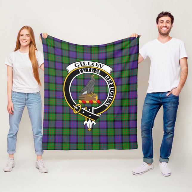 Cobertor De Velo Xadrez Escocês Clan Gillon Tartan (In Situ)