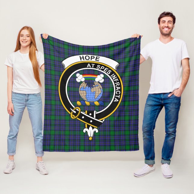 Cobertor De Velo Xadrez Escocês Clan Hope Tartan (In Situ)
