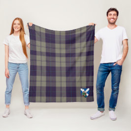 Cobertor De Velo Xadrez Escocês Scotts Cunningham Dress Blue Dancer