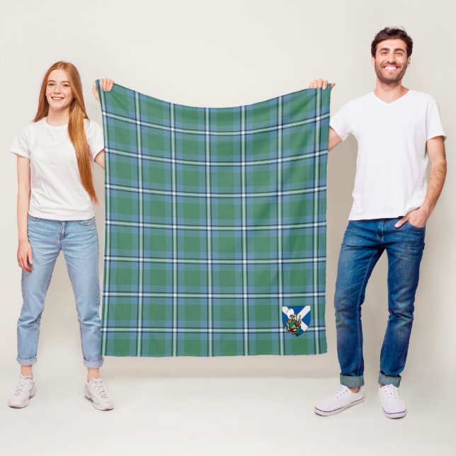 Cobertor De Velo Xadrez Escocês Tartan de Scotts Irvine (In Situ)