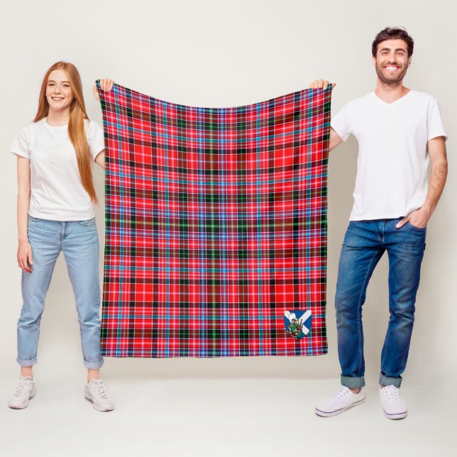 Cobertor De Velo Xadrez Escocês Tartan de Udny Scotts (In Situ)