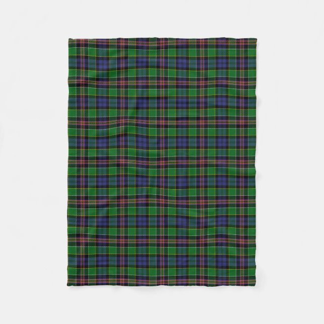 Cobertor De Velo Xadrez Escocesa Clan Allison Tartan (Frente)