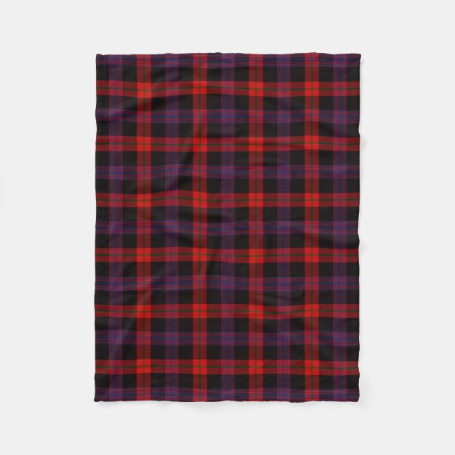 Cobertor De Velo Xadrez Escocesa Clan Brown Tartan (Frente)