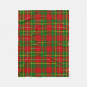 Cobertor De Velo Xadrez Escocesa Clan Burnett Tartan