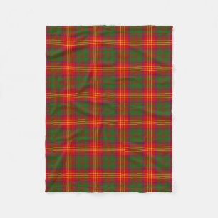 Cobertor De Velo Xadrez Escocesa Clan Burns Tartan
