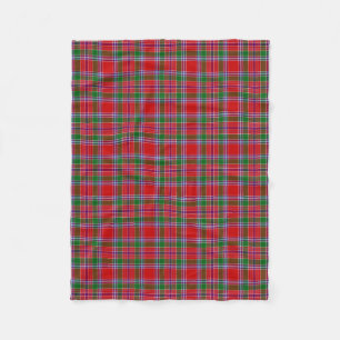 Cobertor De Velo Xadrez Escocesa Clan Burrell Tartan