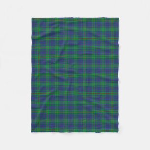 Cobertor De Velo Xadrez Escocesa Clan Burt Tartan