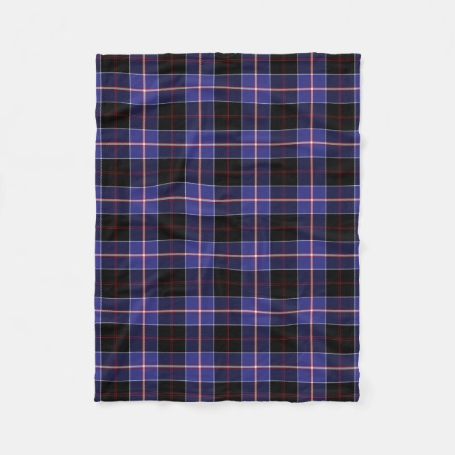 Cobertor De Velo Xadrez Escocesa Clan Dunlap Tartan (Frente)