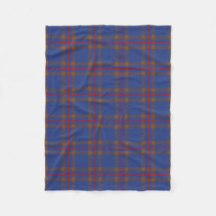 Cobertor De Velo Xadrez Escocesa Clan Elliot Tartan