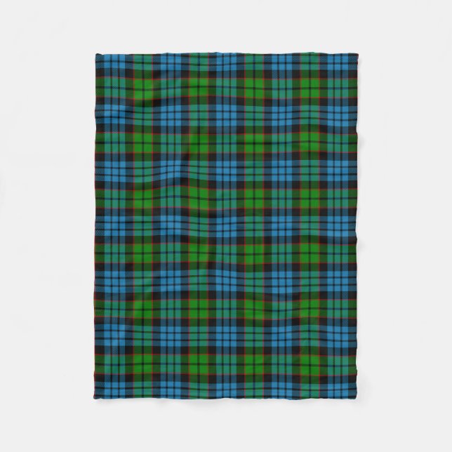 Cobertor De Velo Xadrez Escocesa Clan Fletcher Tartan (Frente)