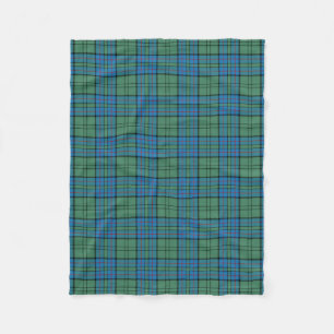 Cobertor De Velo Xadrez Escocesa Clan Lockhart Tartan